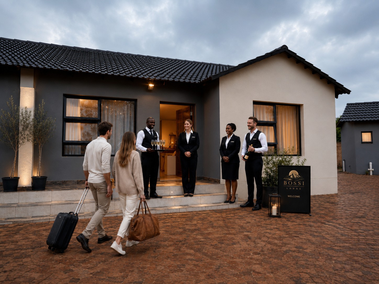 Evening Chalet Welcome